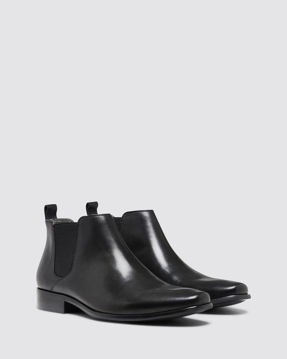 KICK DRESS BOOTS BLACK LEATHER