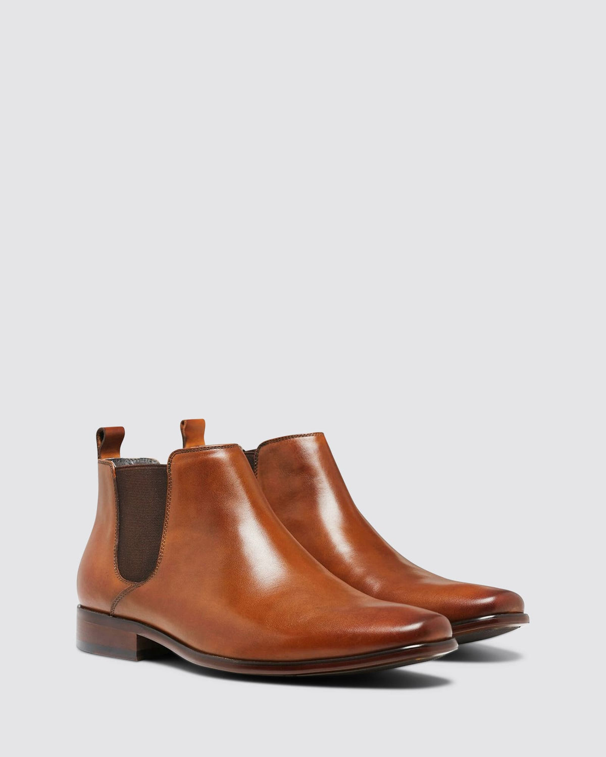 KICK DRESS BOOTS COGNAC LEATHER