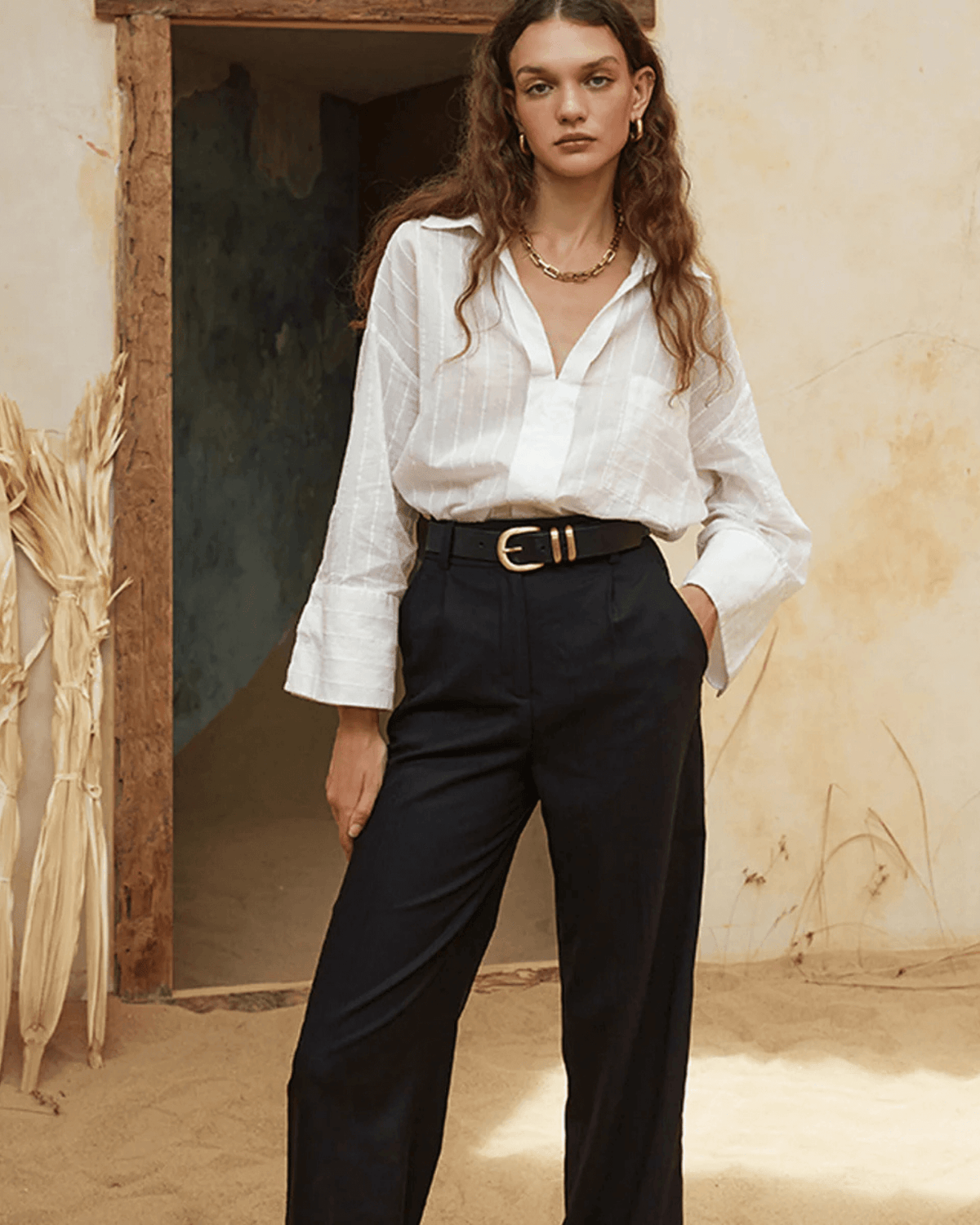 LET IT BE BELT BLACK/GOLD