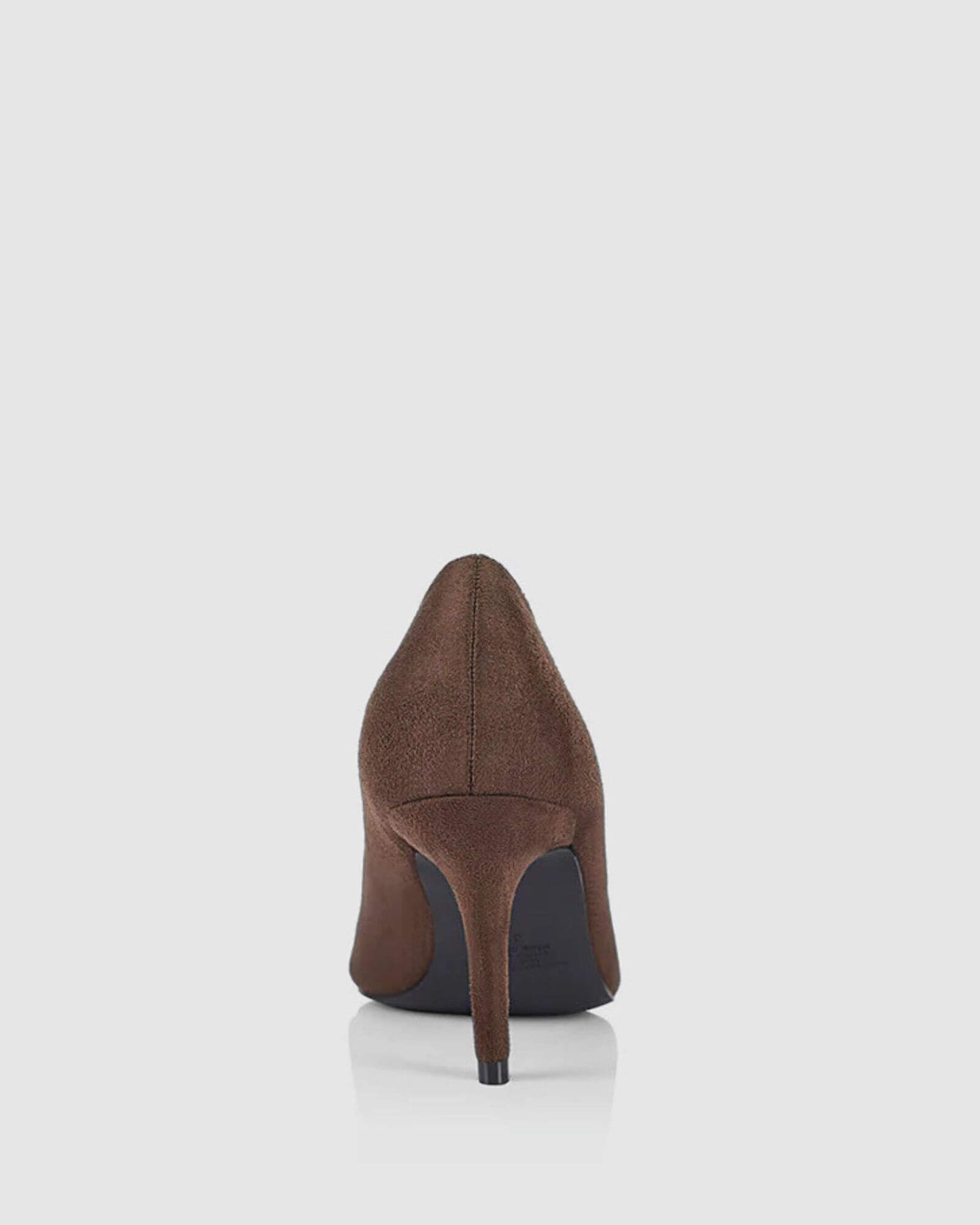 LEWIS HEEL PUMPS CHOCOLATE BROWN MICRO