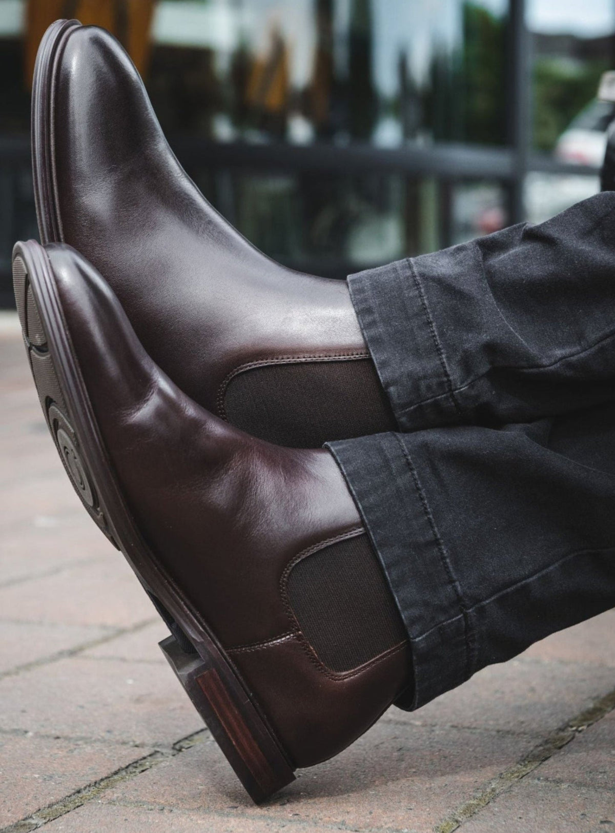 LONGREACH CHELSEA BOOTS MOCHA LEATHER