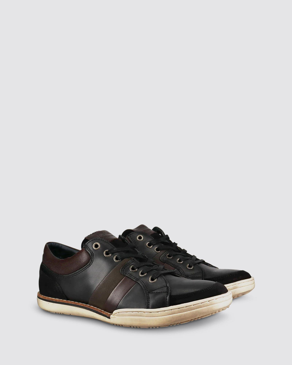 MILLER SNEAKERS BLACK LEATHER