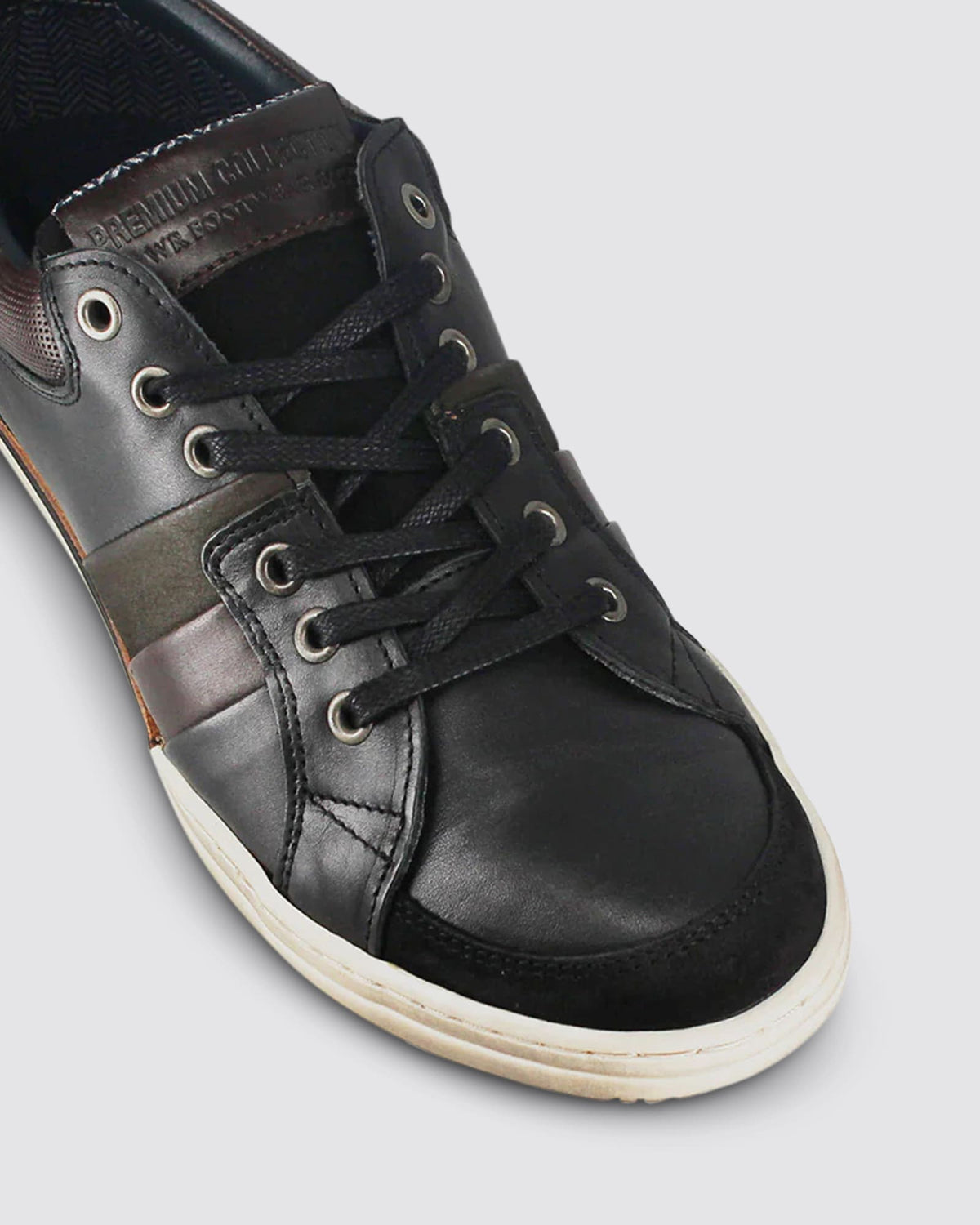 MILLER SNEAKERS BLACK LEATHER