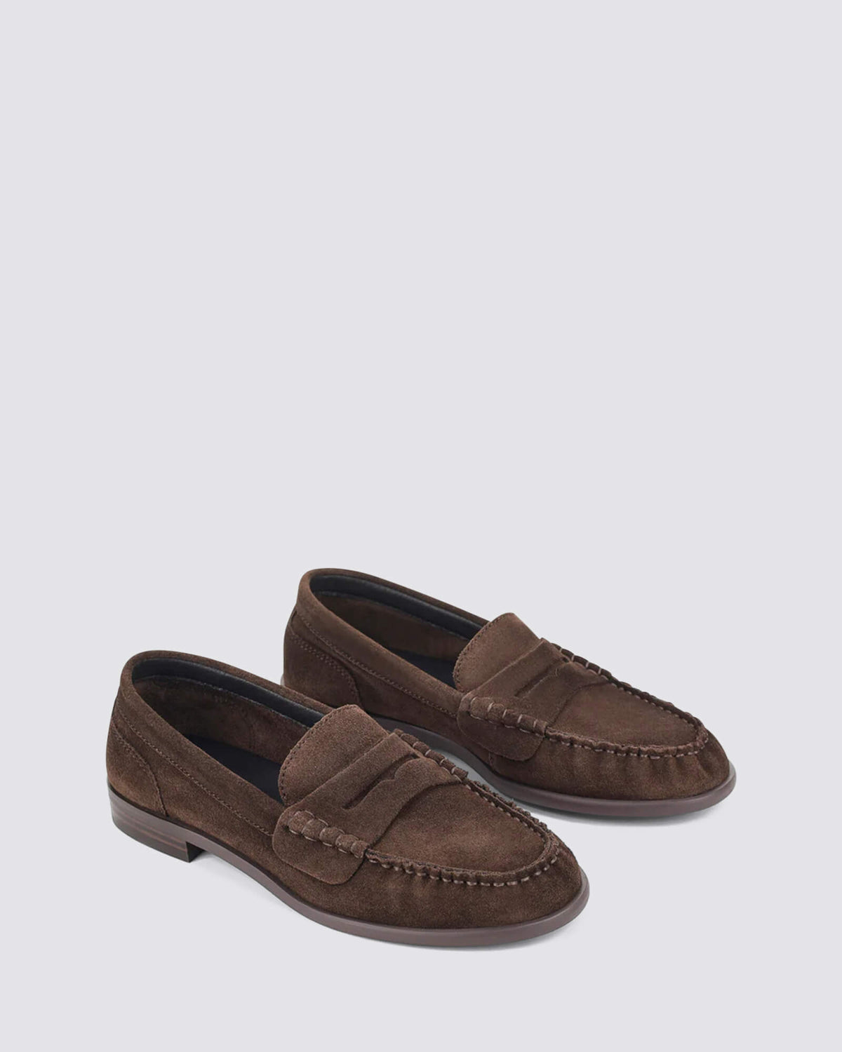 PADDY LOAFERS CHOCOLATE BROWN SUEDE