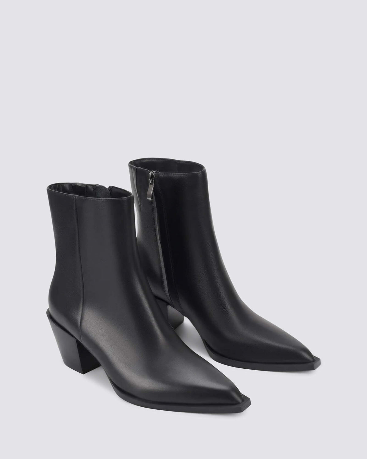 ROGER ANKLE BOOTS BLACK LEATHER