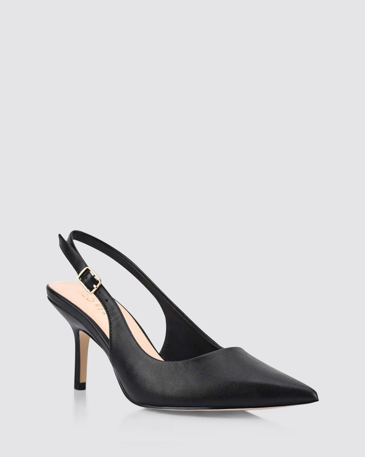 SHAYLEY SLINGBACK HEELS BLACK