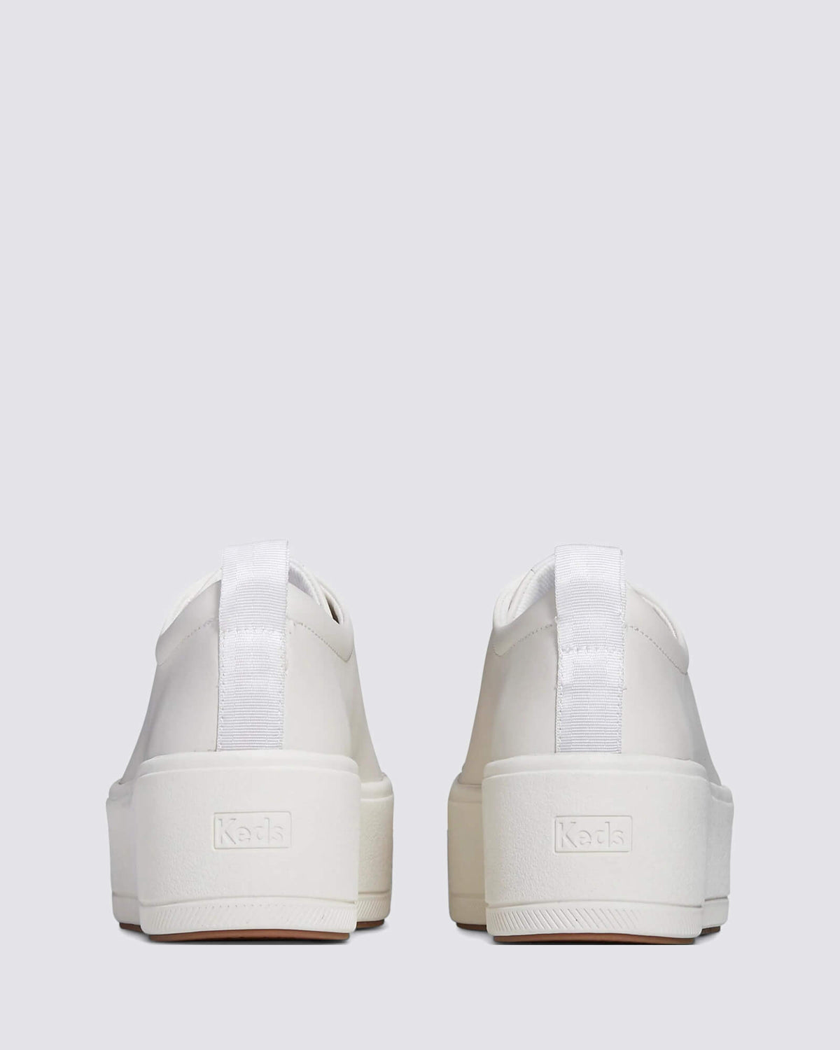 SKYLER PLATFORM SNEAKERS WHITE LEATHER