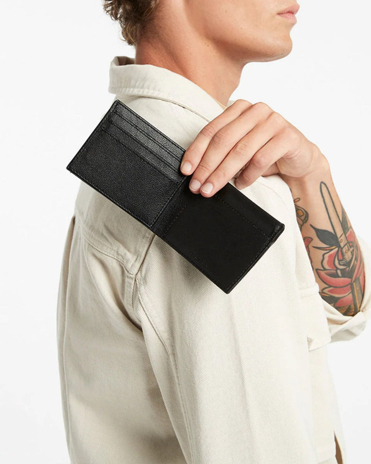 NOAH WALLET BLACK LEATHER