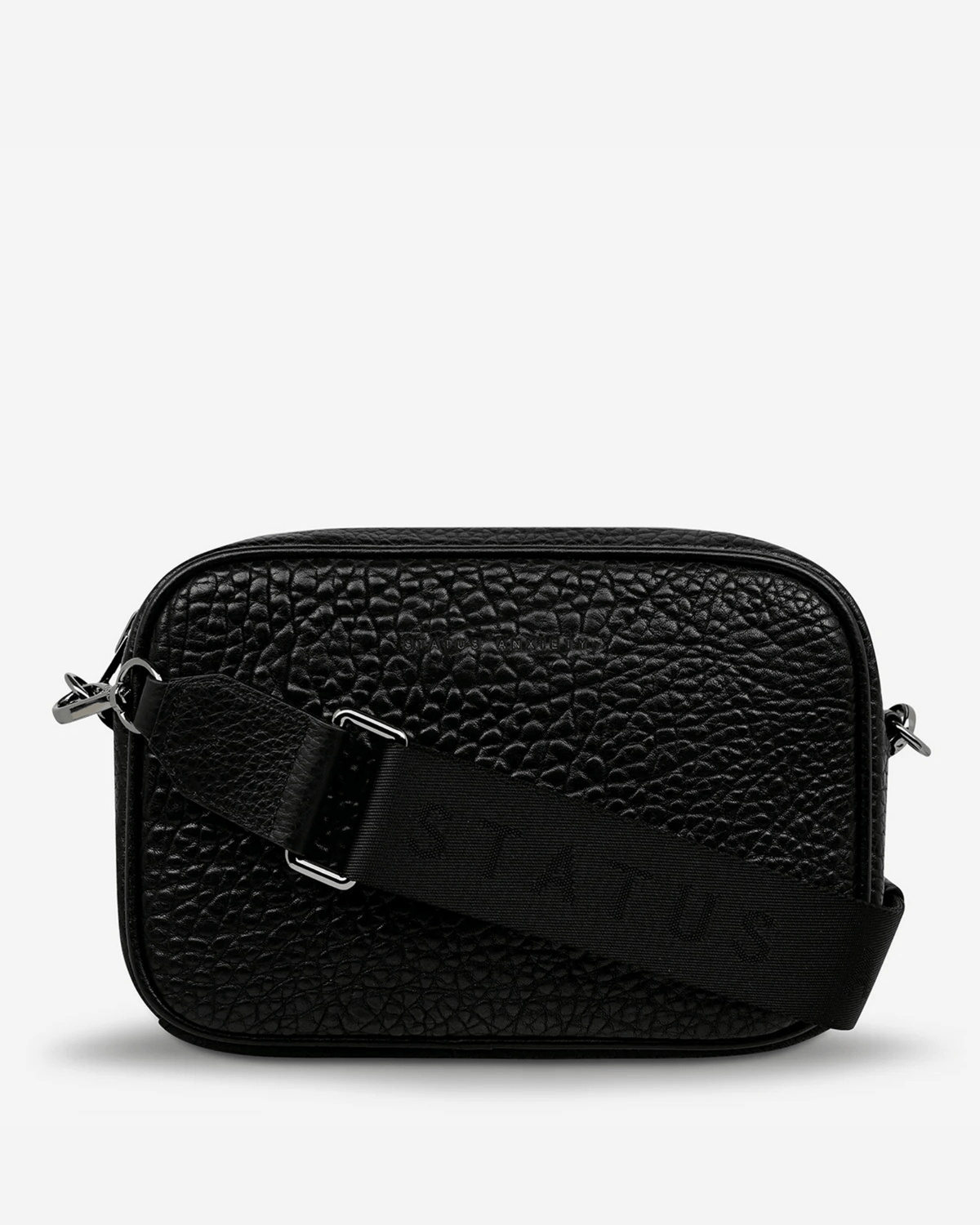 PLUNDER BAG BLACK BUBBLE WITH WEBBED STRAP