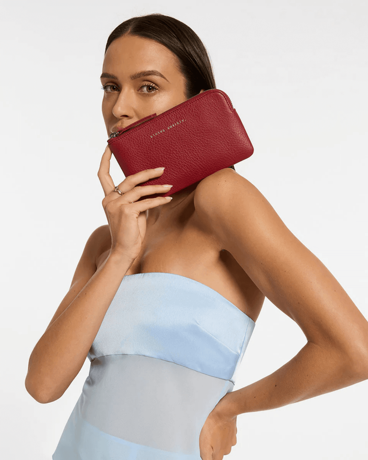 SMOKE AND MIRRORS WALLET ROUGE