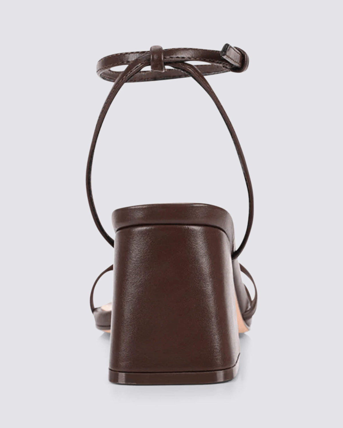 STEVIE BLOCK HEELS CHOCOLATE BROWN