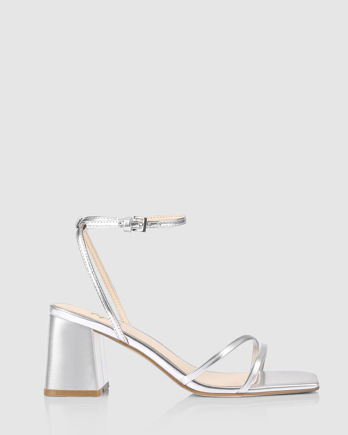 STEVIE BLOCK HEELS METALLIC