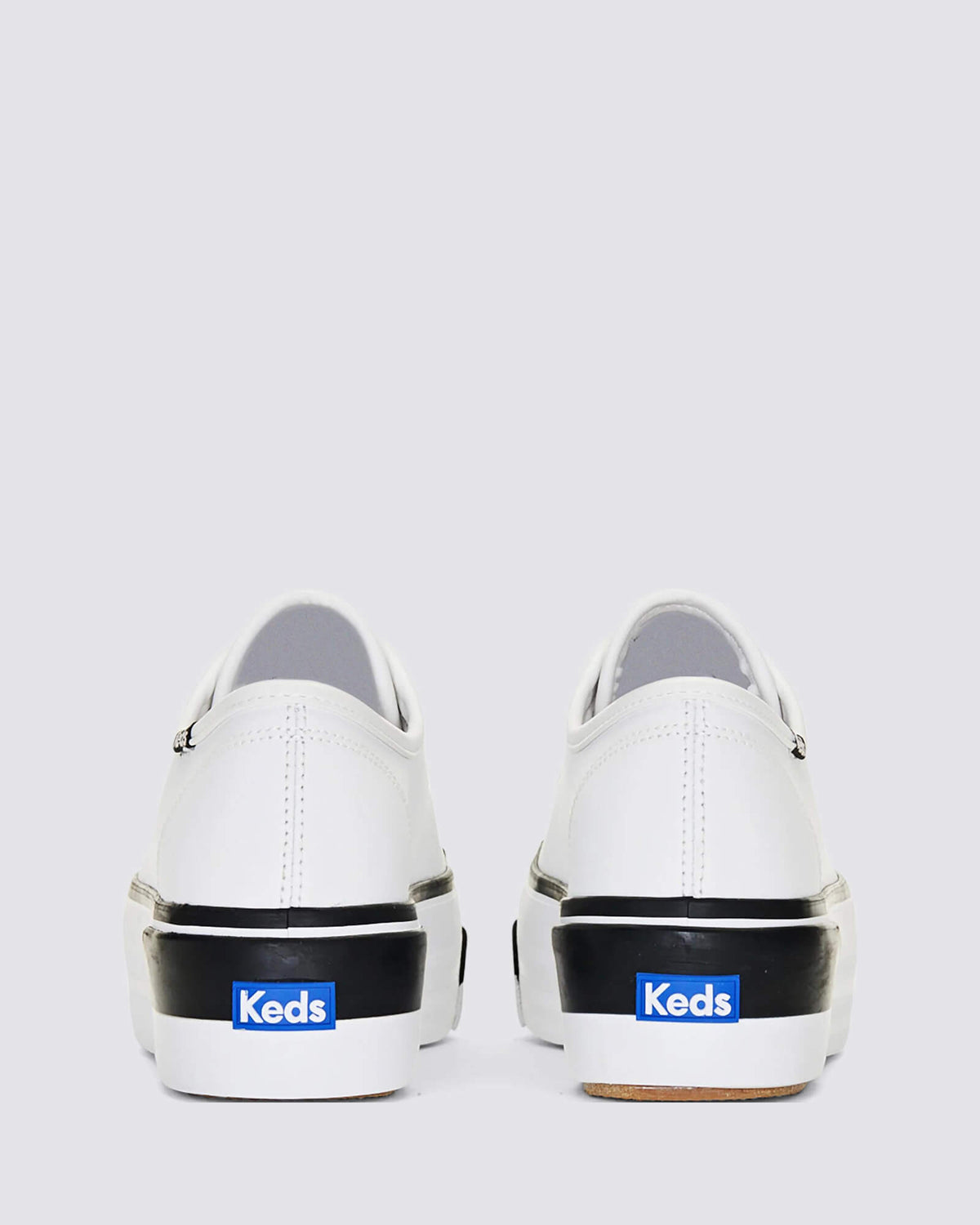 TRIPLE UP PLATFORM SNEAKERS BUMPER WHITE LEATHER