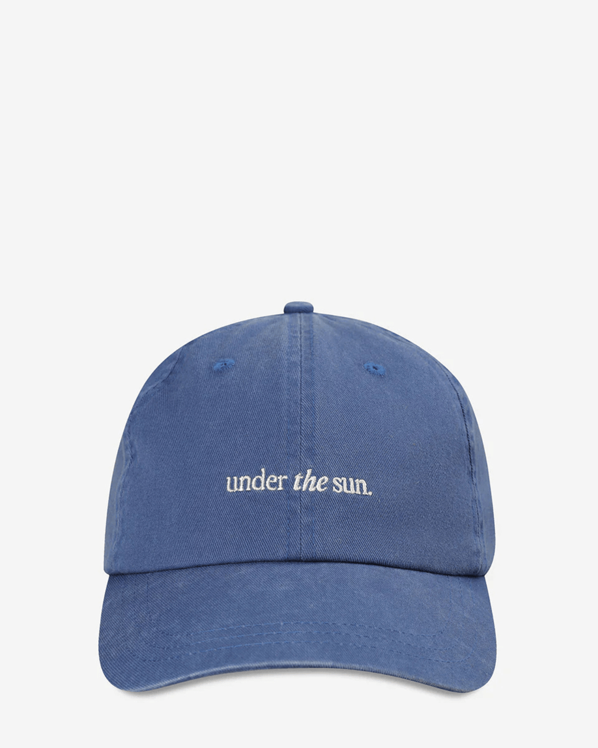 UNDER THE SUN LOGO CAP FRENCH BLUE