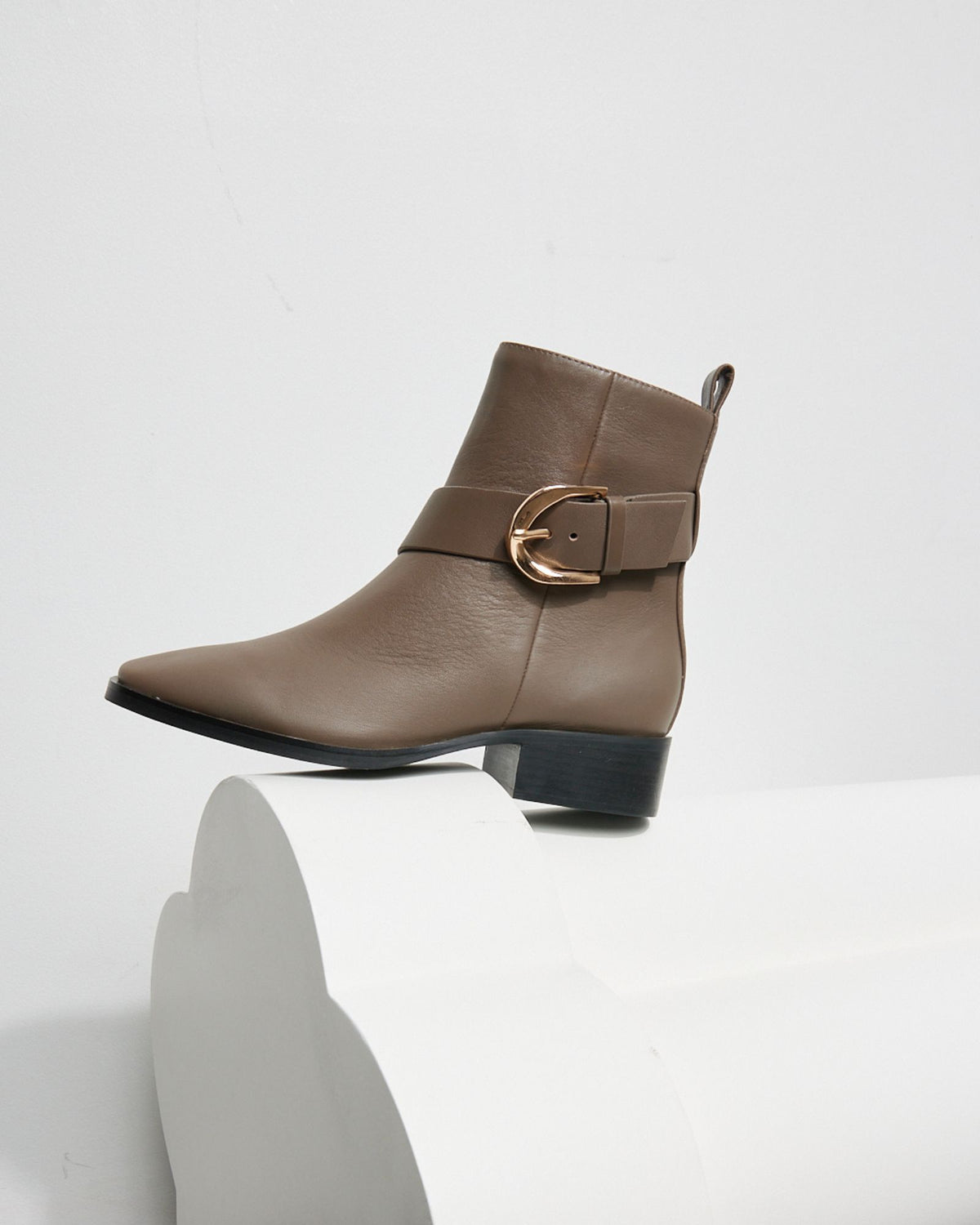 WILL ANKLE BOOTS KHAKI LEATHER