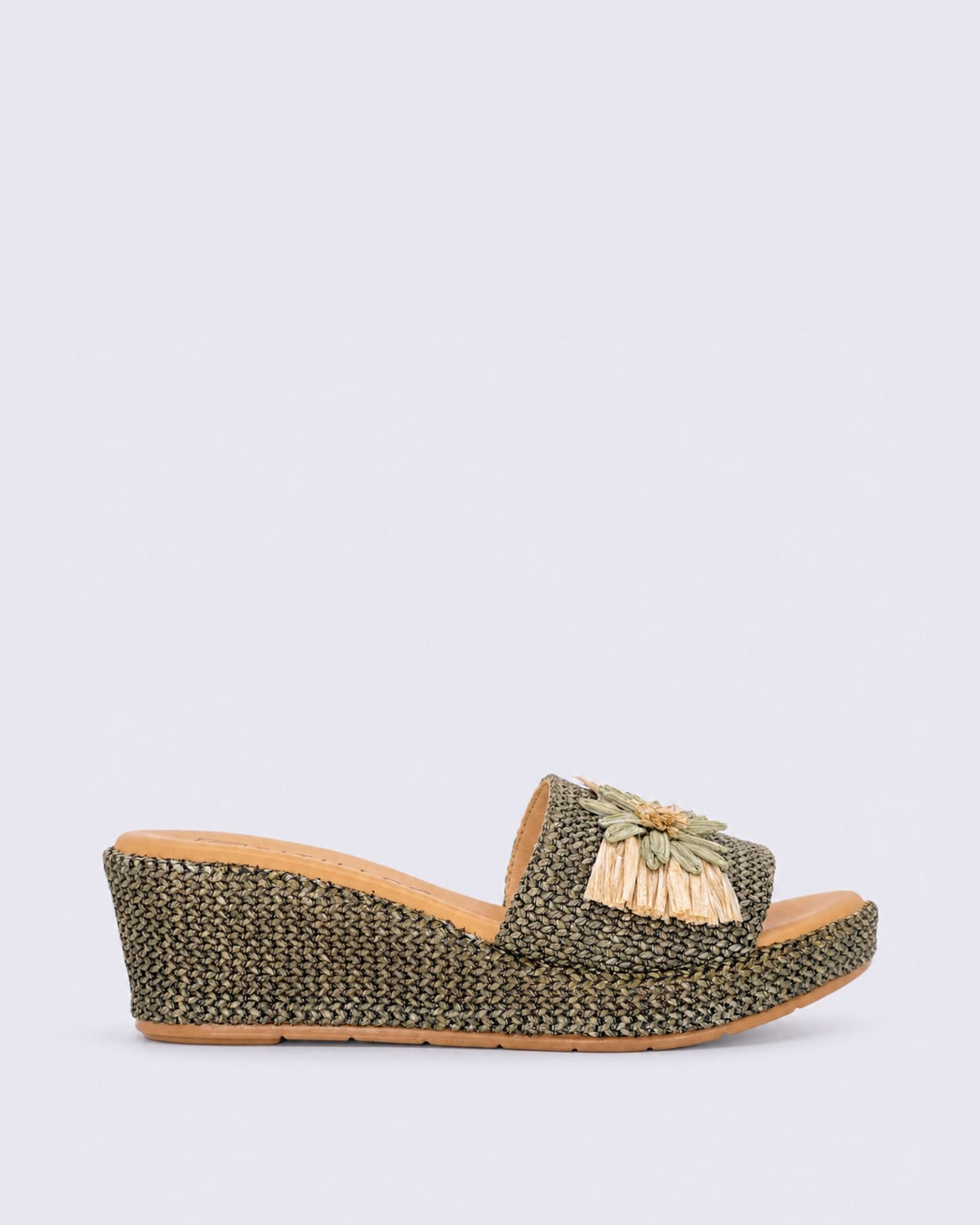 11261 WEDGE SANDALS KHAKI
