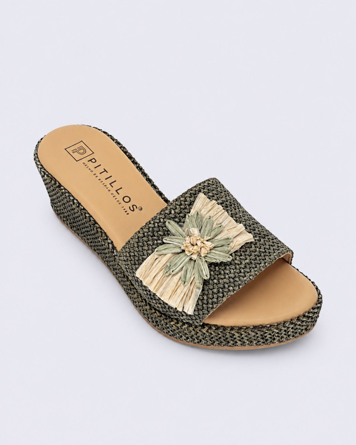 11261 WEDGE SANDALS KHAKI