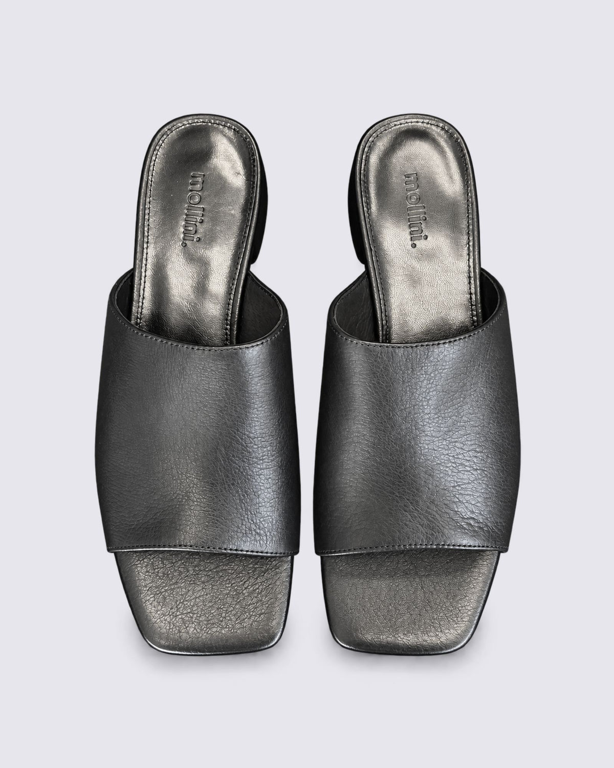 SANSAH HEELED MULE BLACK