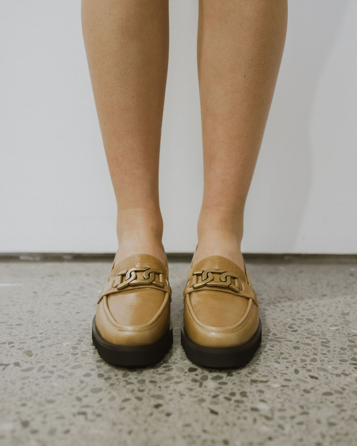 LUNA LOAFERS CAMEL LEATHER