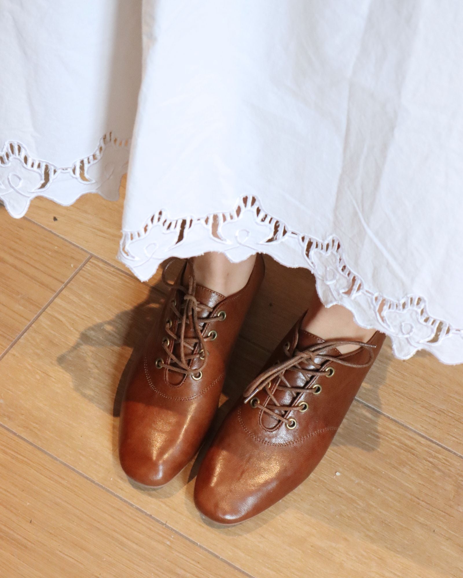 MARELLA FLAT SHOES COGNAC