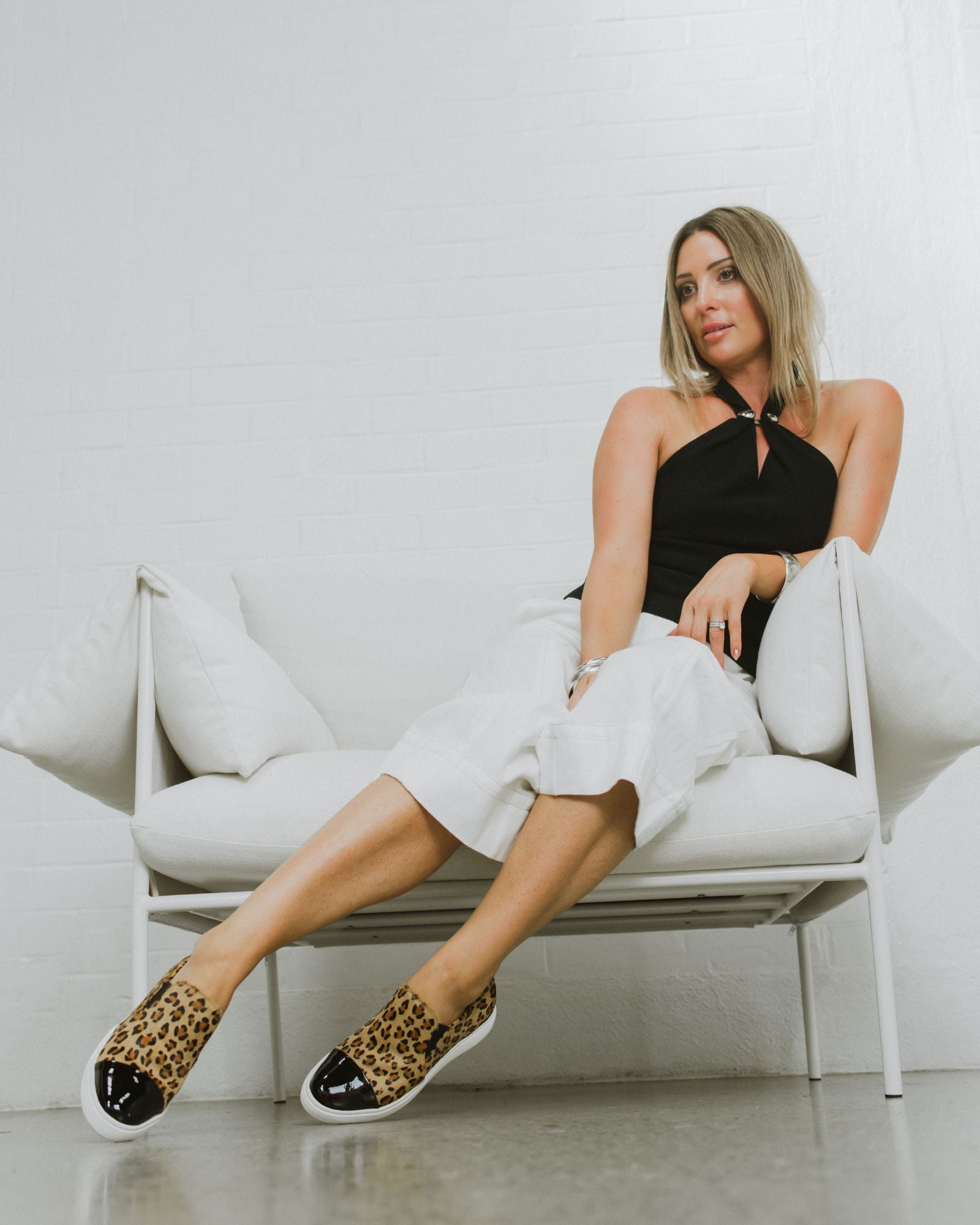 ICEPOPPY II SNEAKERS LEOPARD SUEDE