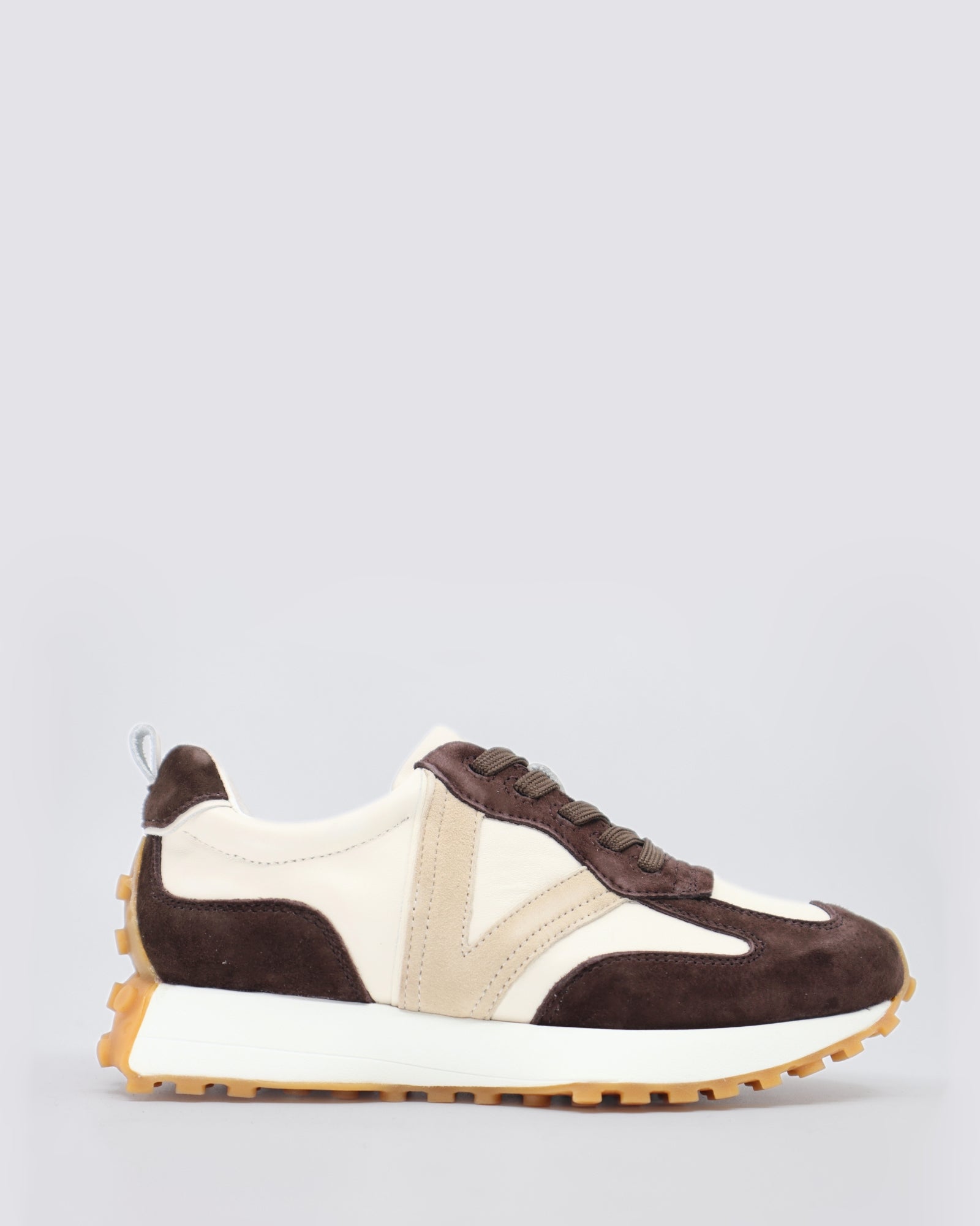 ORANGE SNEAKERS CHOCOLATE/CAMEL