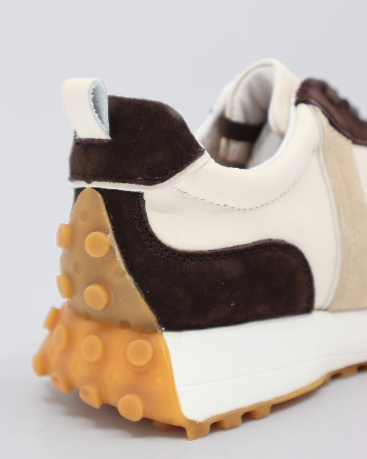 ORANGE SNEAKERS CHOCOLATE/CAMEL