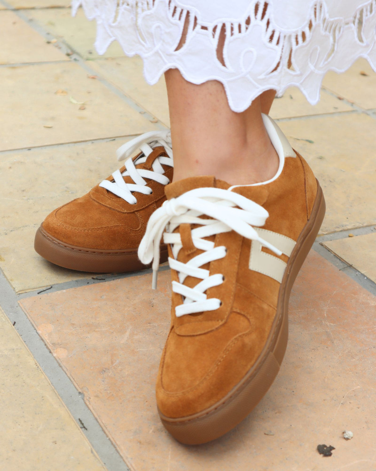 MARLOW SNEAKERS TOFFEE SUEDE