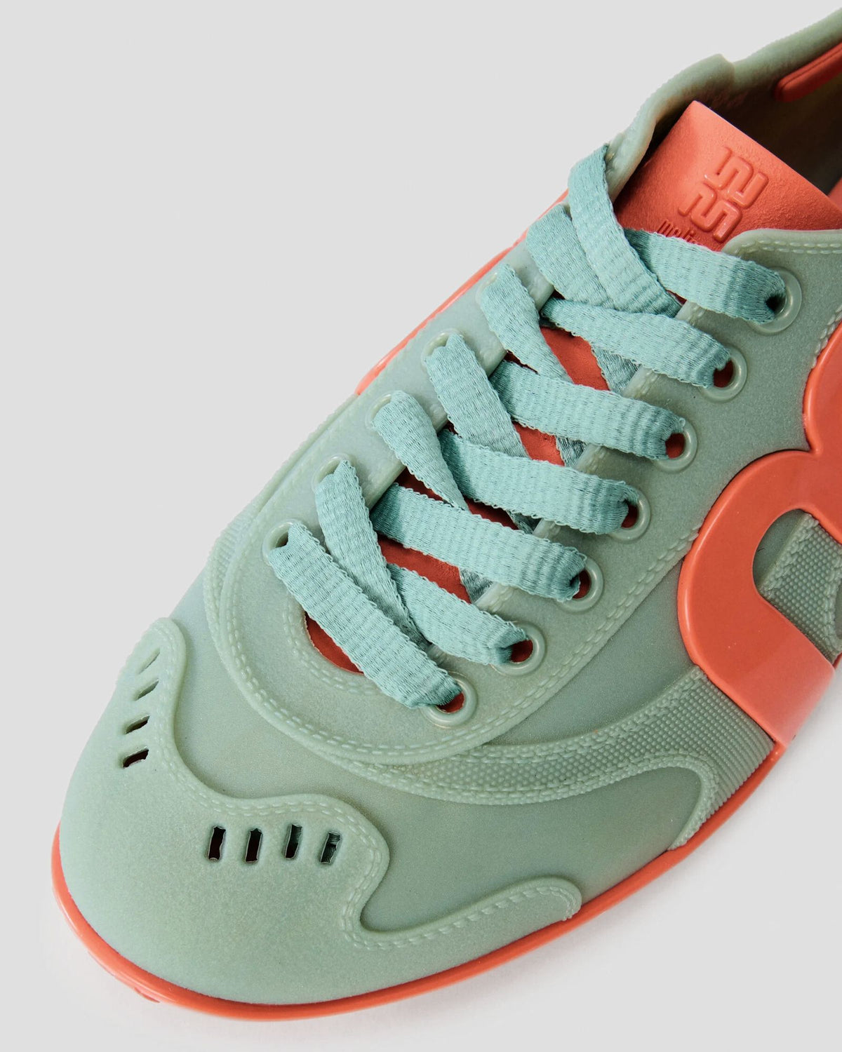 36120 SNEAKERS ORANGE/GREEN