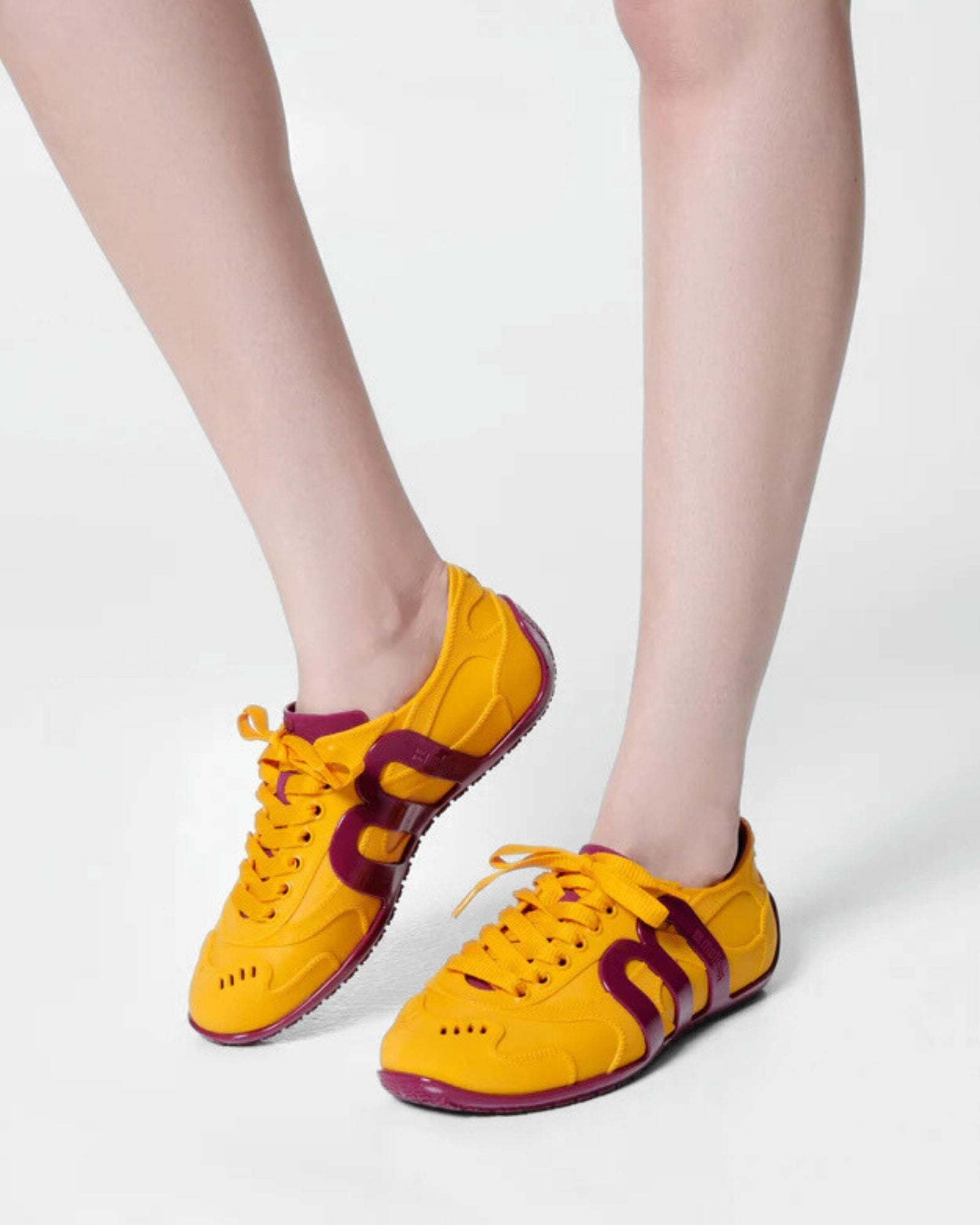 36120 SNEAKERS PINK/YELLOW