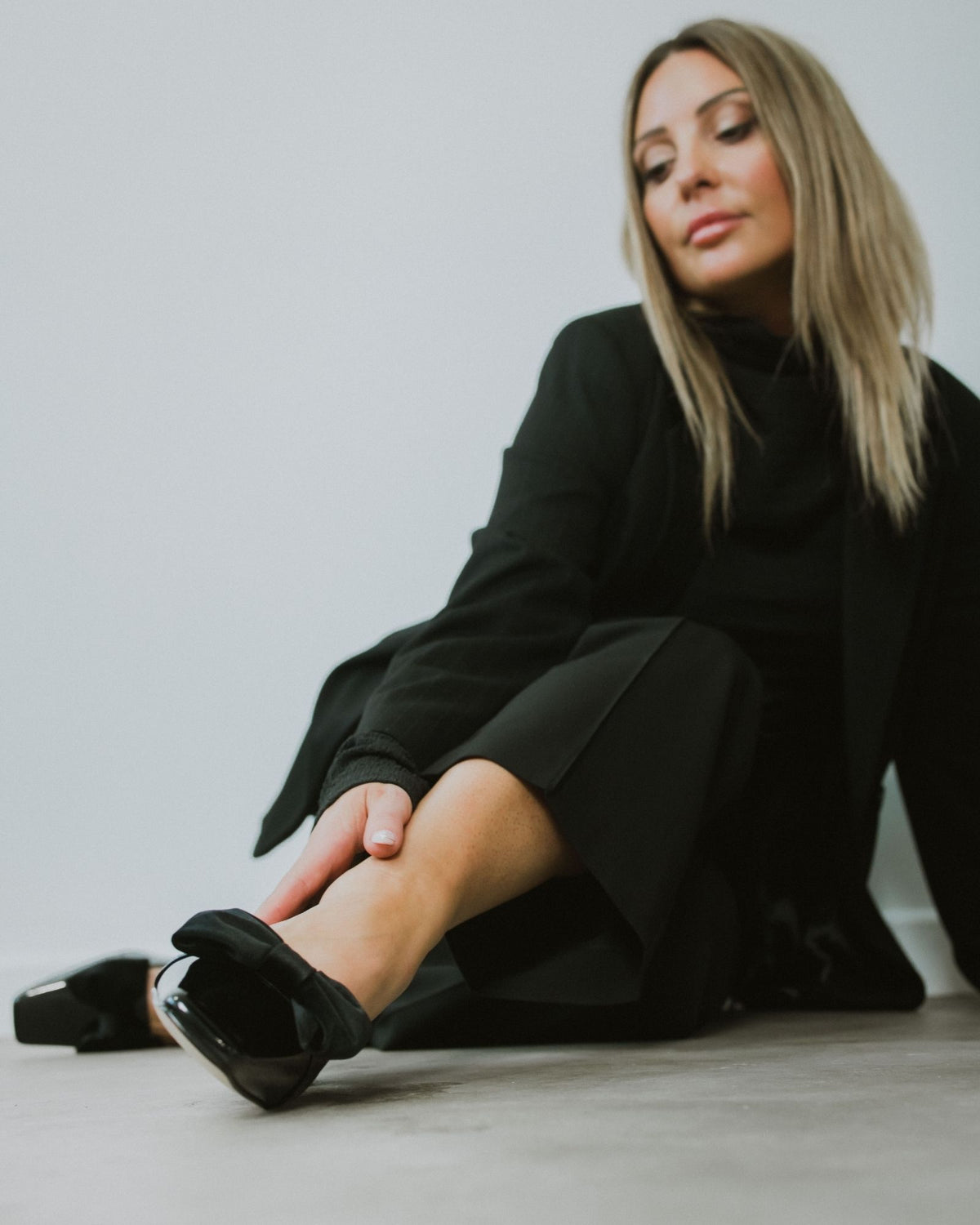LIPSTICK SHOES BLACK PATENT