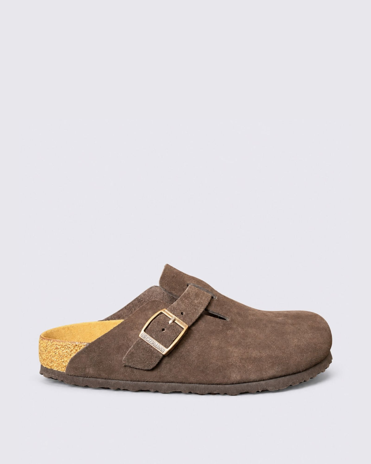 N2724 SLIDES CHOCOLATE SUEDE