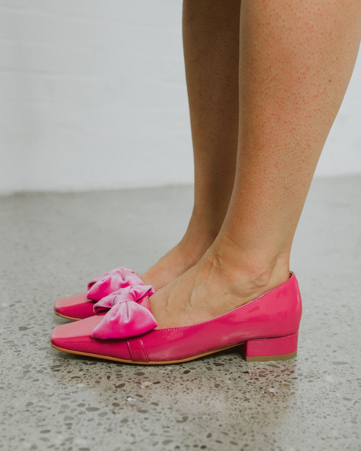 LIPSTICK SHOES RASPBERRY PINK PATENT