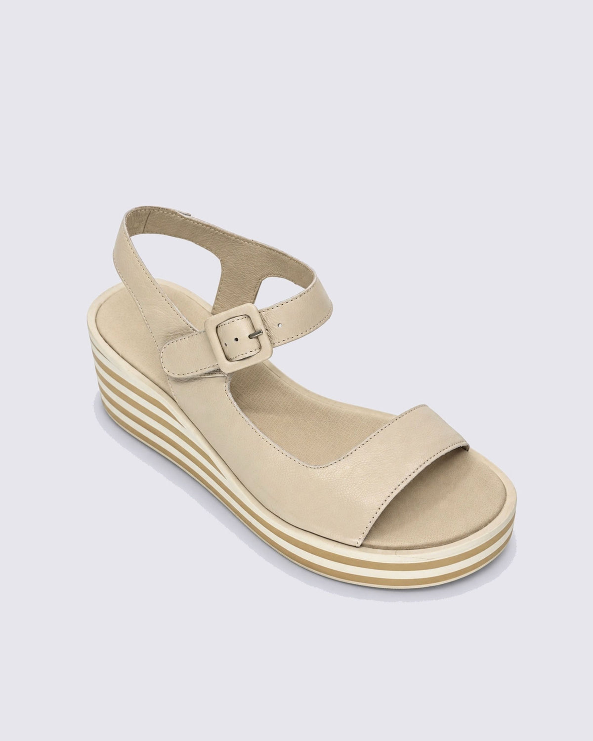 FIGG PLATFORM SANDALS MILK