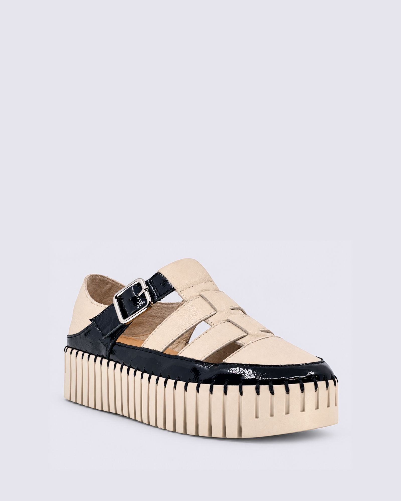 BAYTOWN FLAT SANDALS BLACK/AMOND
