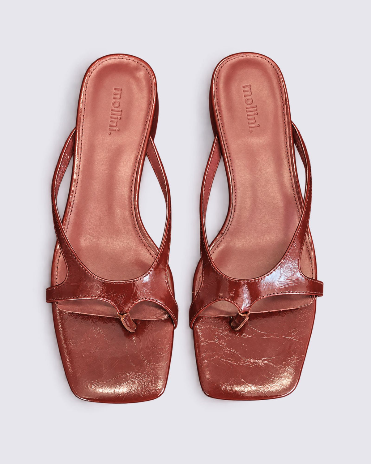 SIEKA HEELS BURGUNDY CRINKLE