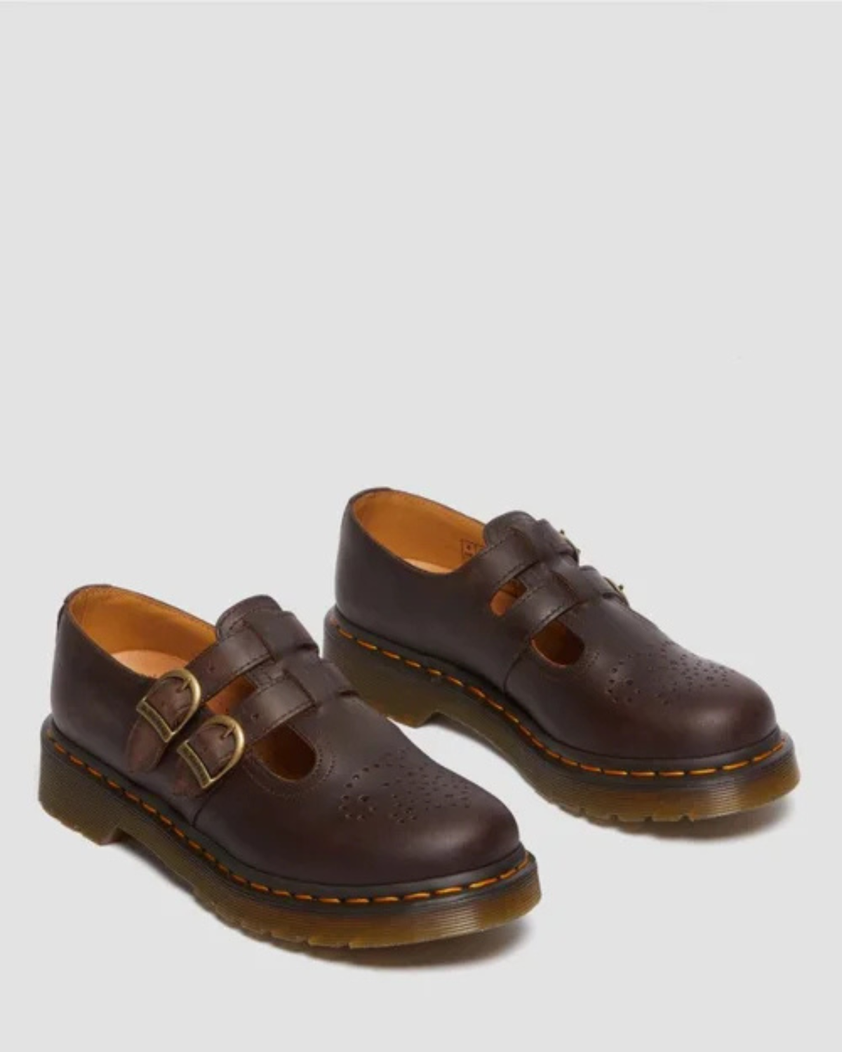 8065 MARY JANE DARK BROWN CRAZY HORSE