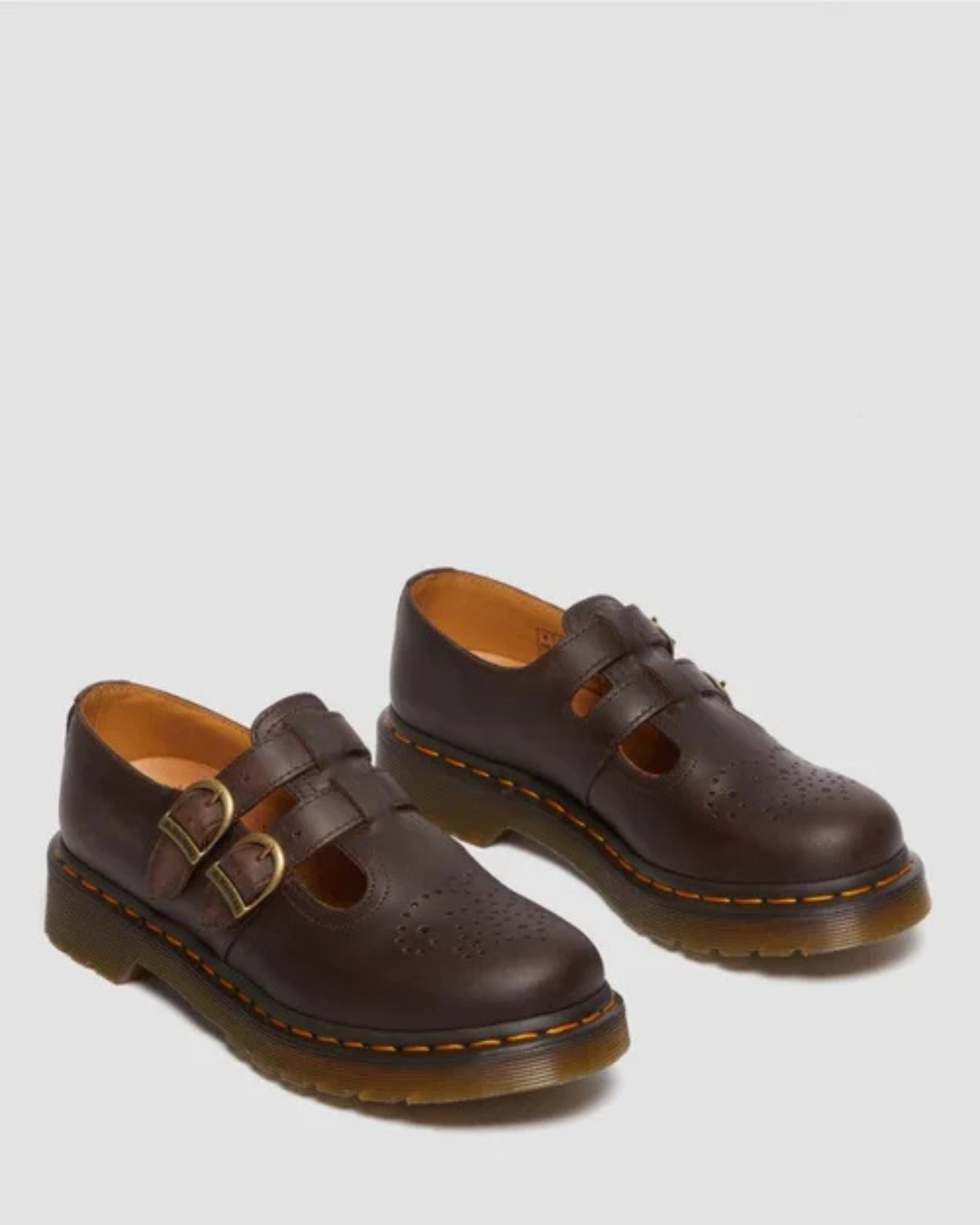 8065 MARY JANE DARK BROWN CRAZY HORSE