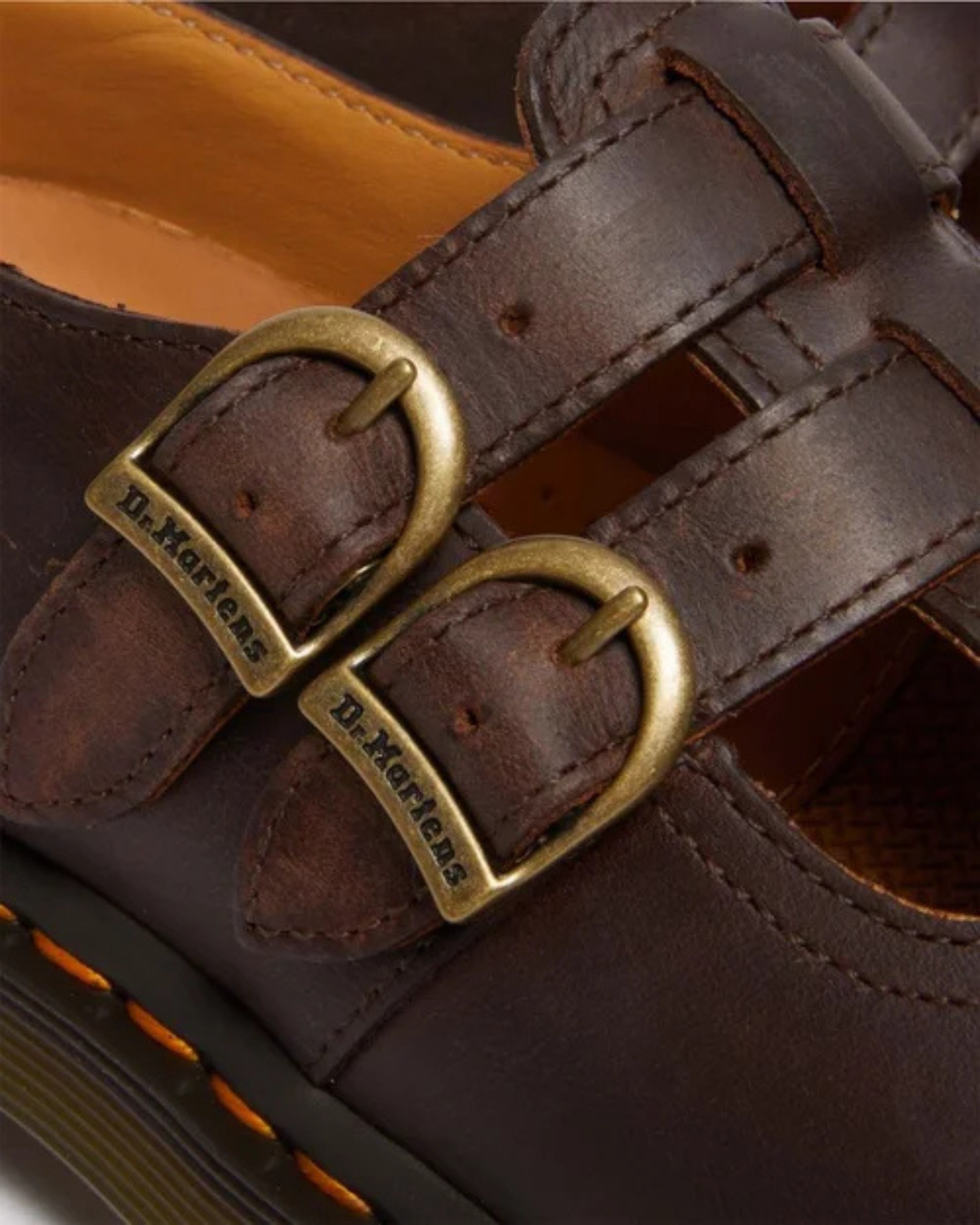 8065 MARY JANE DARK BROWN CRAZY HORSE