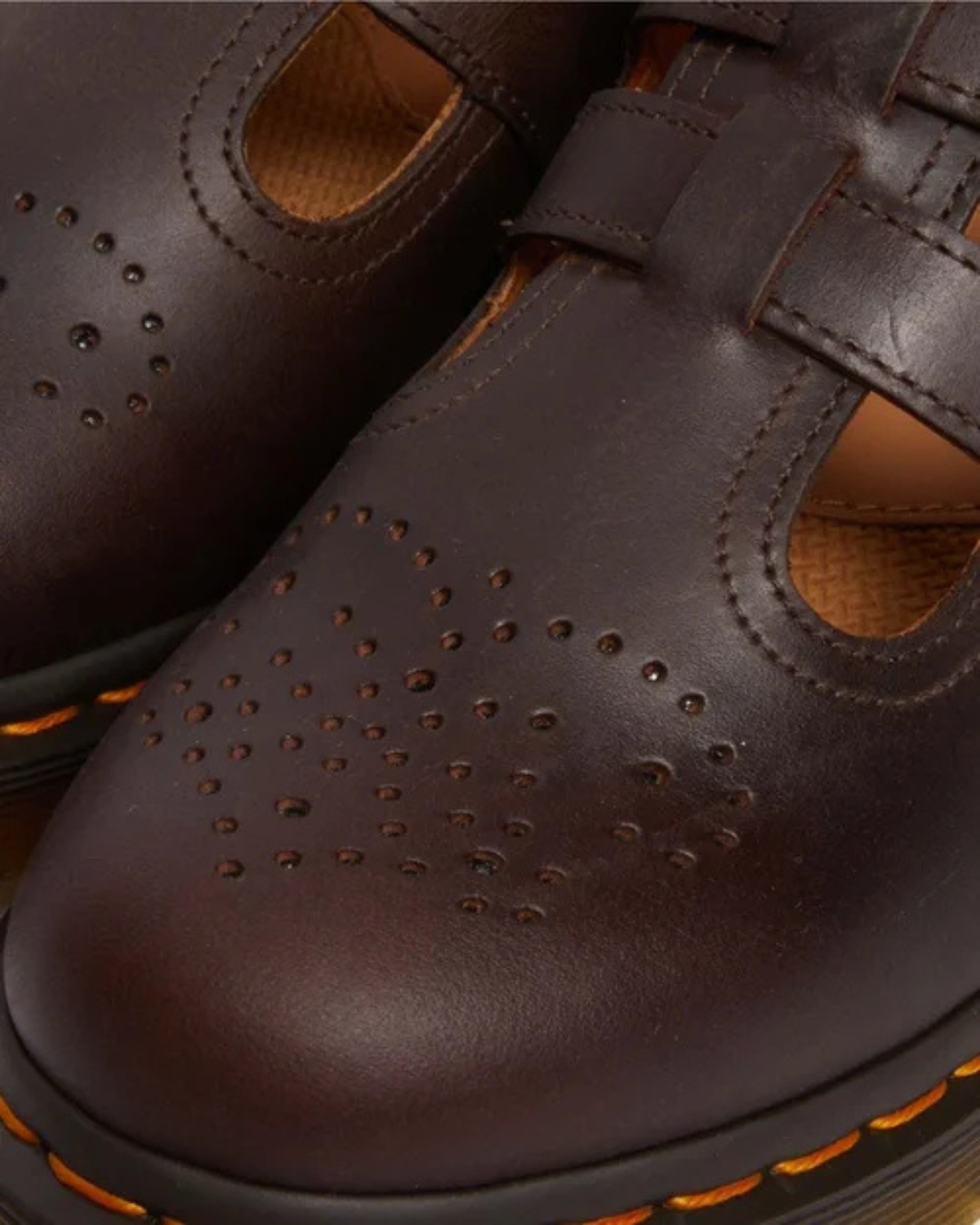 8065 MARY JANE DARK BROWN CRAZY HORSE