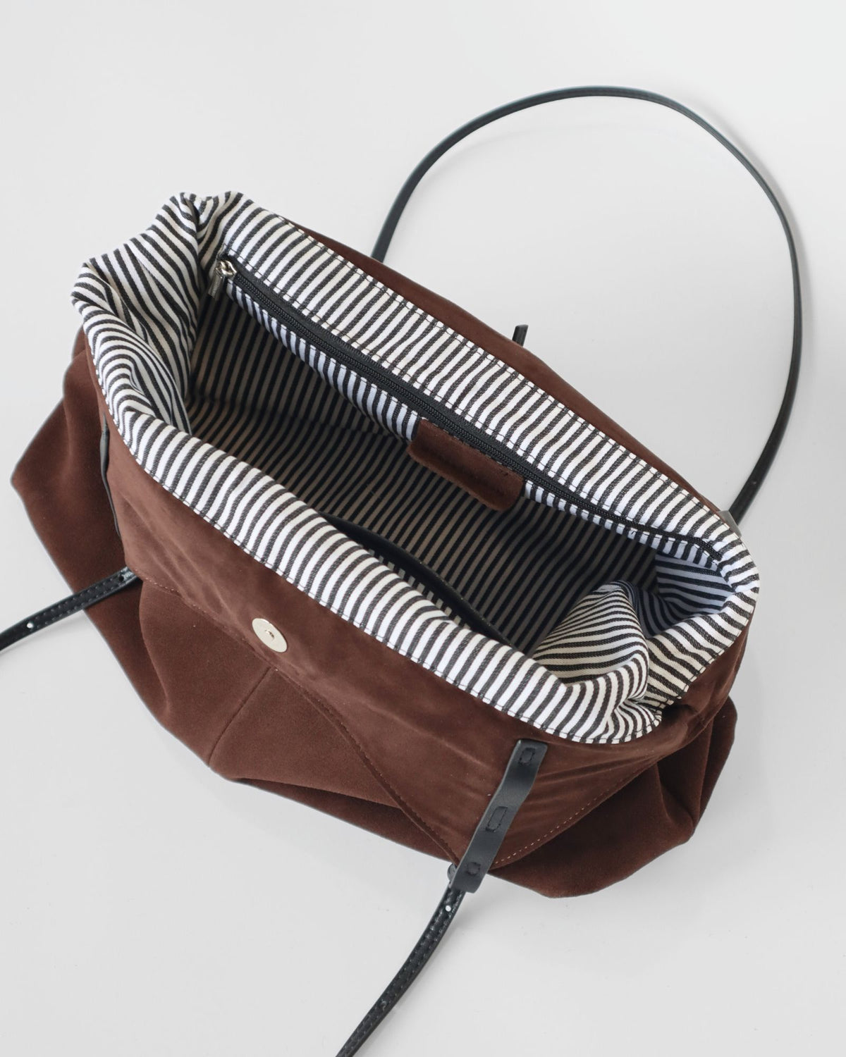CASSIE BAG CHOCOLATE SUEDE
