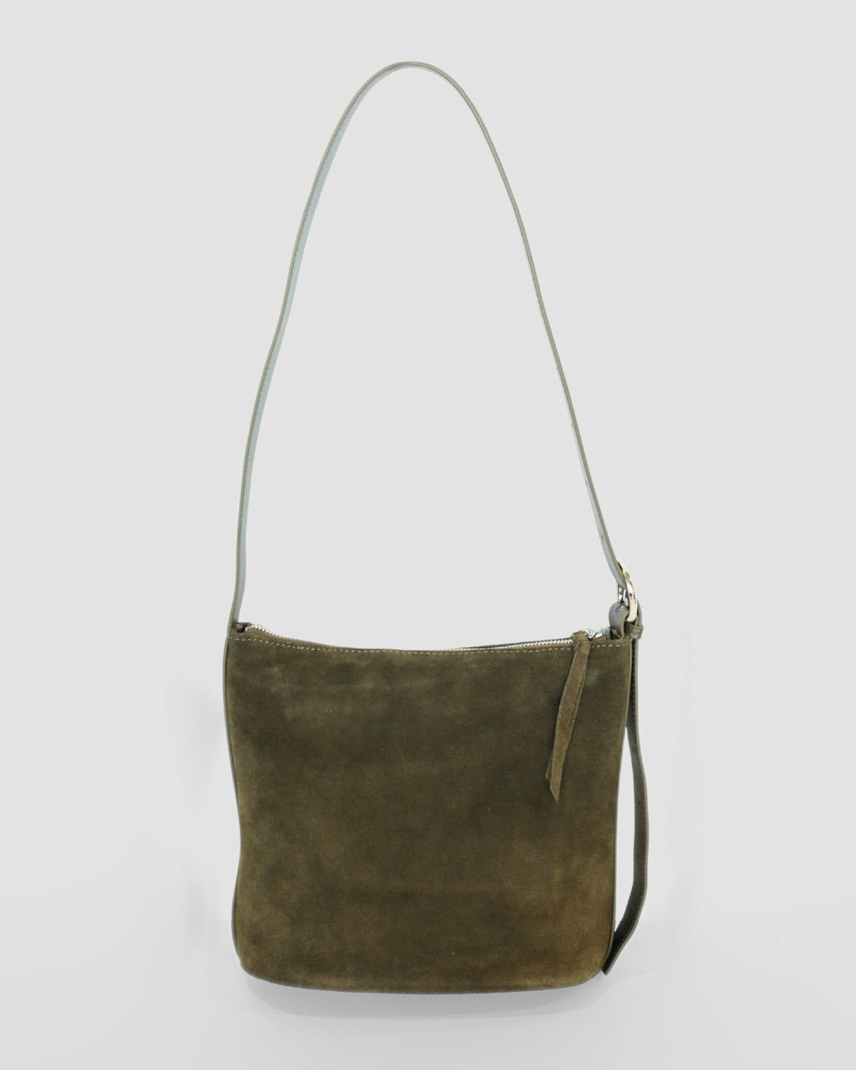 CAMILLA BAG KHAKI SUEDE