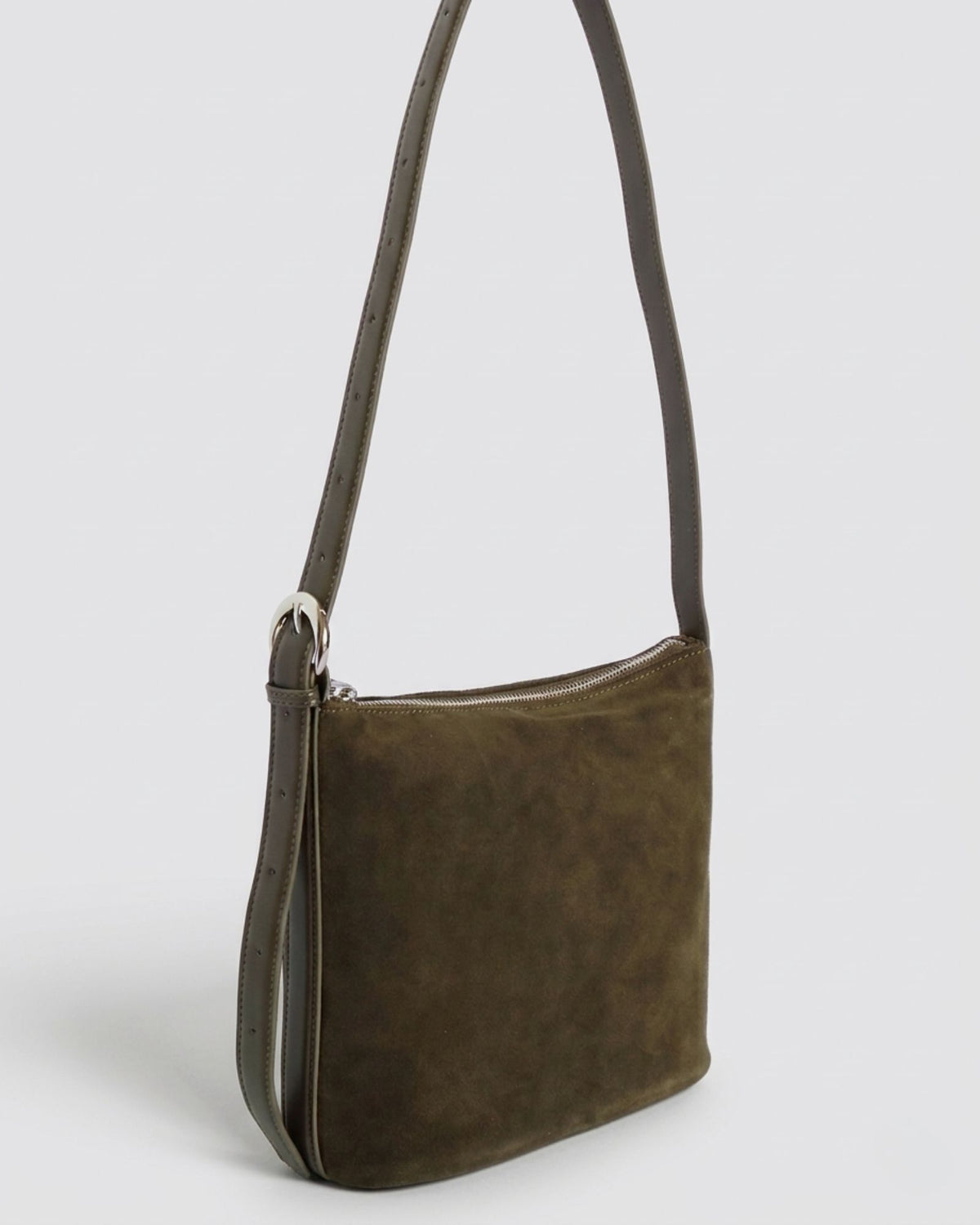 CAMILLA BAG KHAKI SUEDE