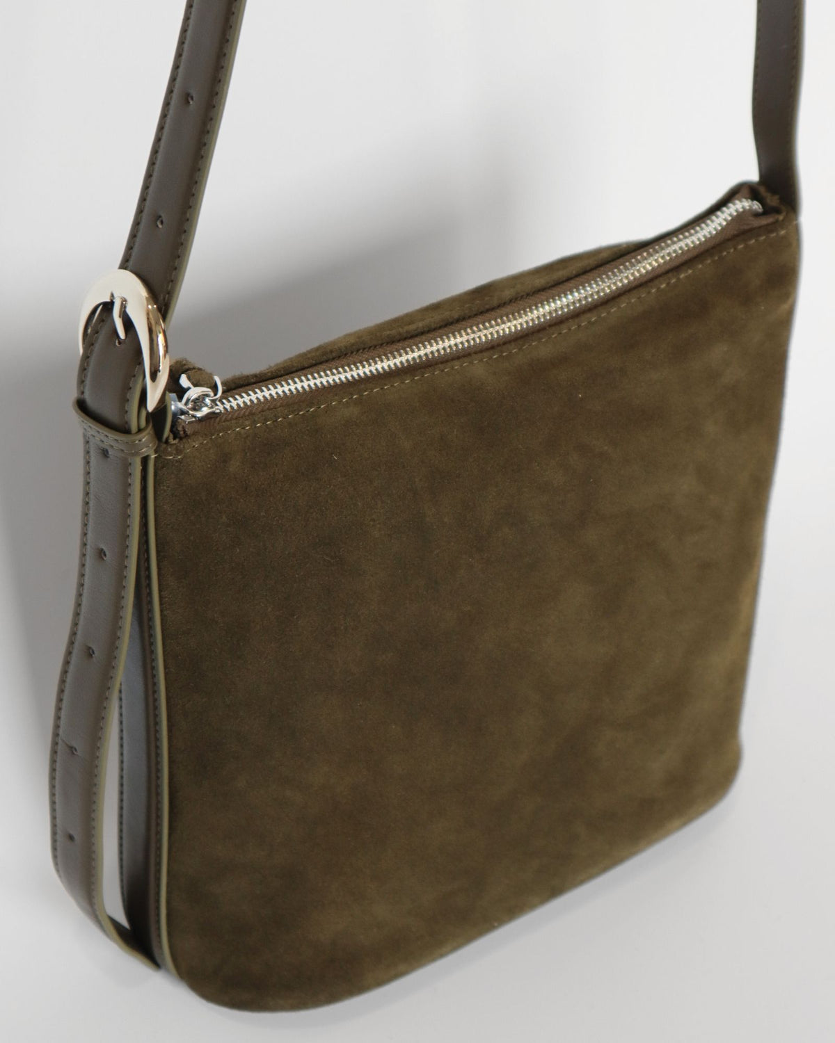 CAMILLA BAG KHAKI SUEDE