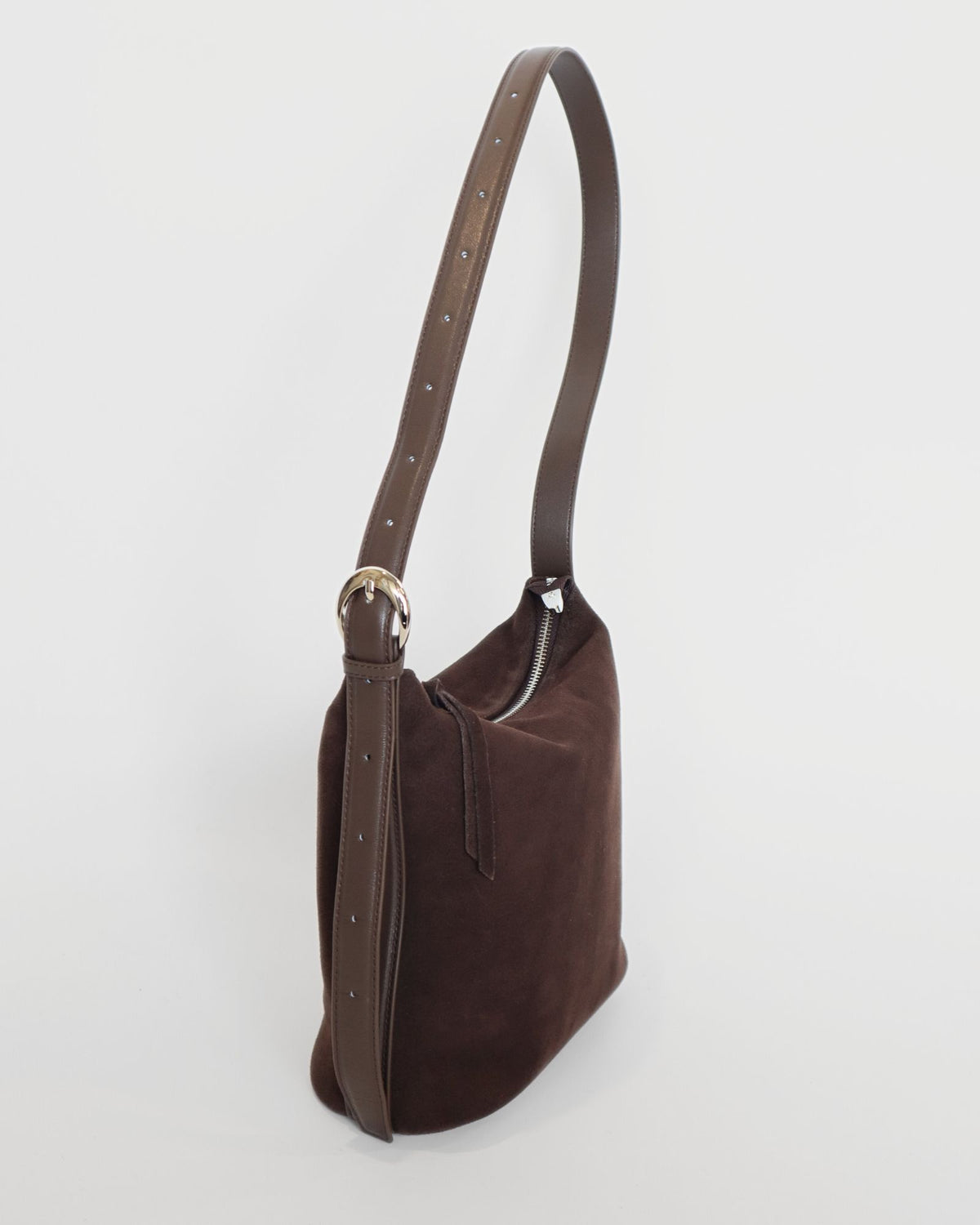 CAMILLA BAG CHOCOLATE SUEDE