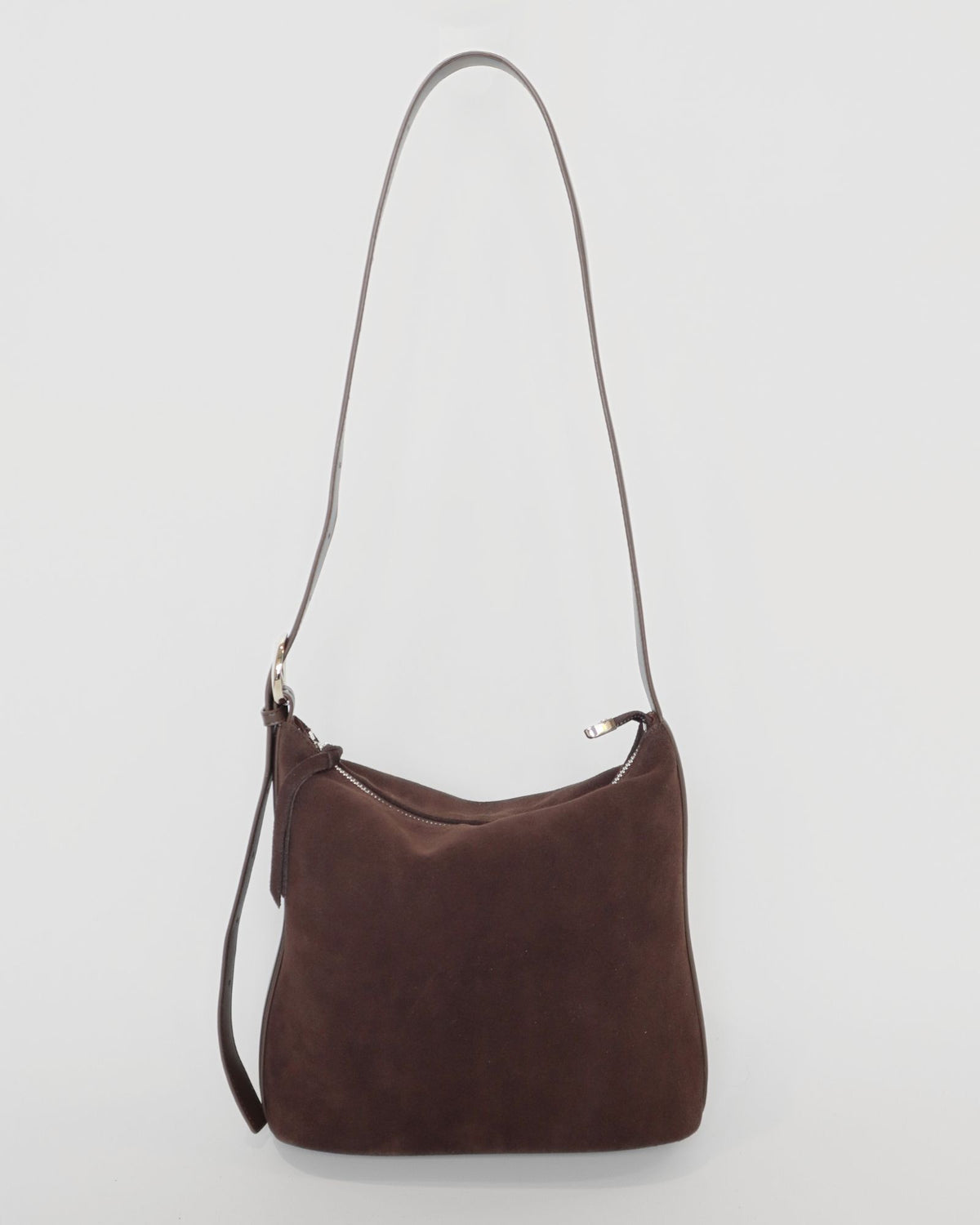 CAMILLA BAG CHOCOLATE SUEDE
