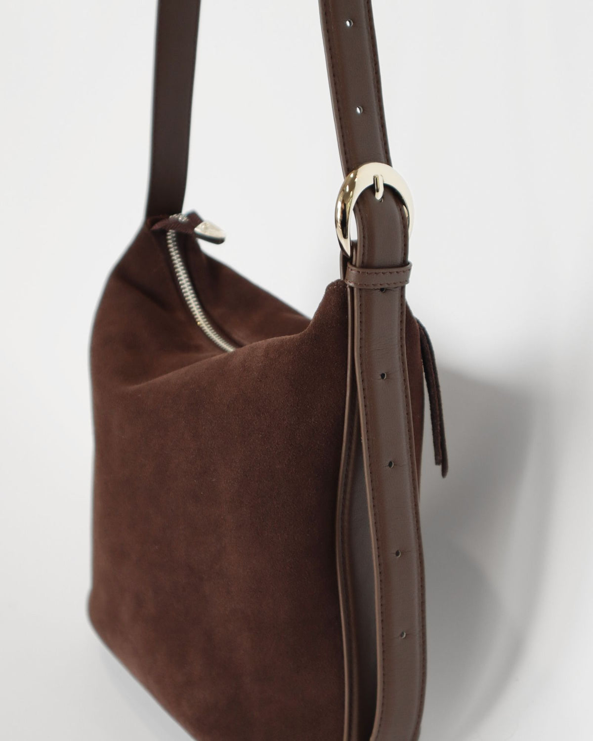 CAMILLA BAG CHOCOLATE SUEDE