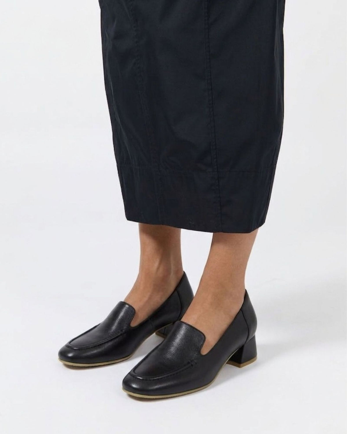 ZEDDA W-ZR HEELED LOAFERS BLACK