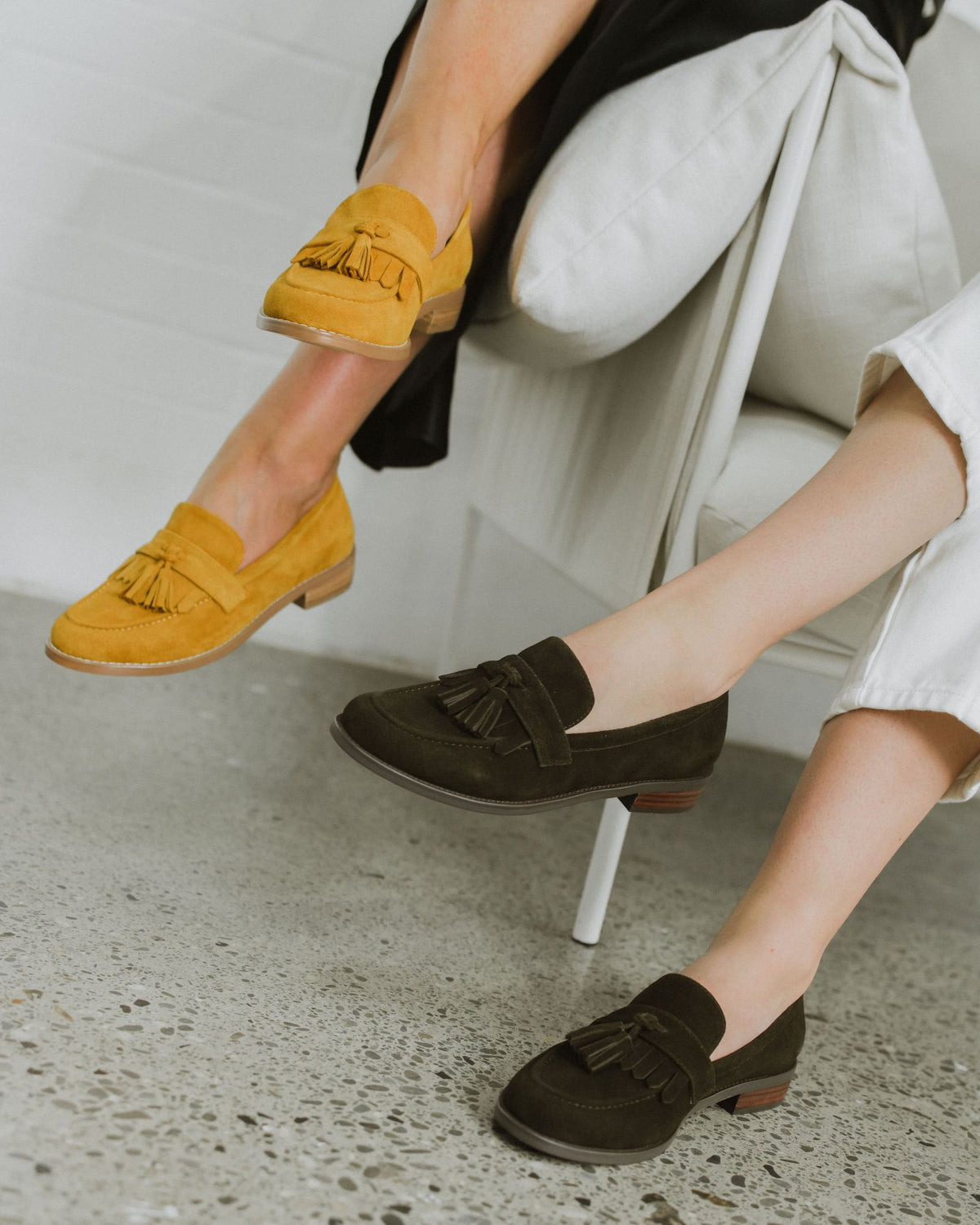 LUSH LOAFERS MARIGOLD SUEDE
