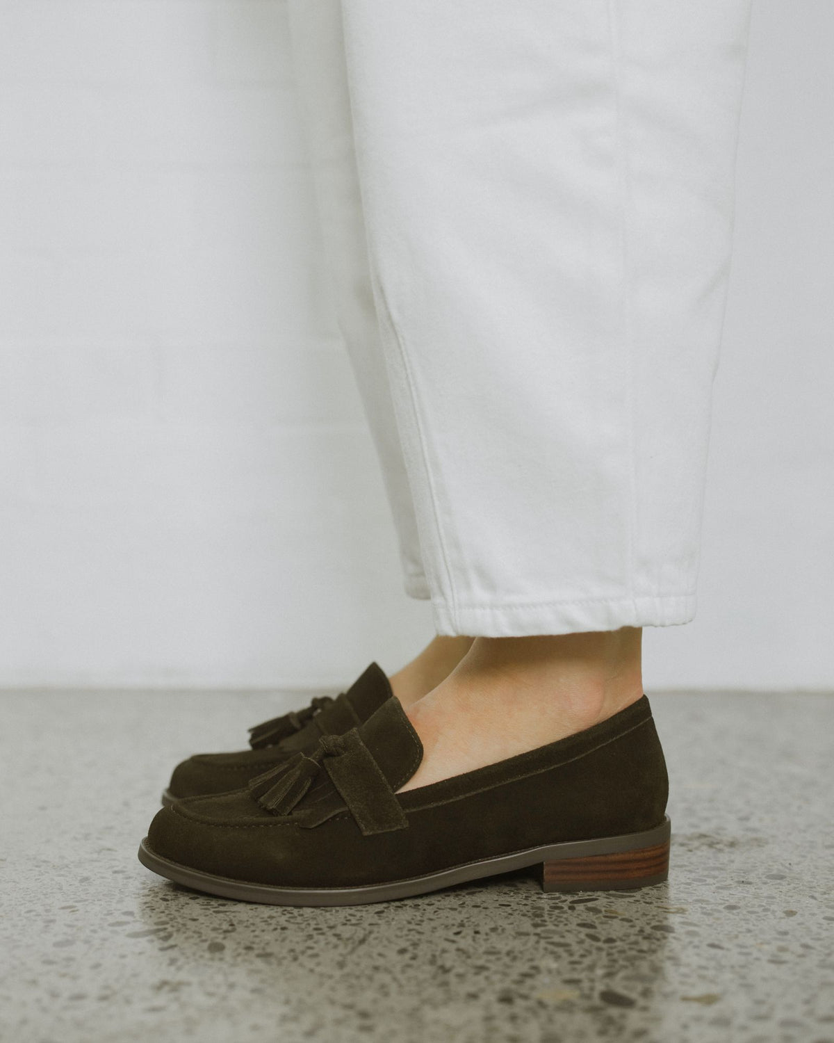 LUSH LOAFERS CHOCOLATE SUEDE